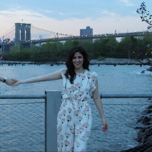 Aritzia White Floral Jumpsuit - Size M